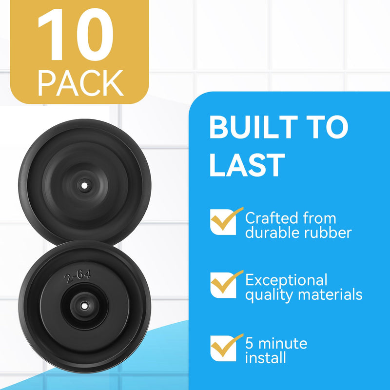 Enhon 10 Pcs Toilet Fill Valve Seal Compatible with Fluidmaster 242, Compatible with Fluidmaster 200, 400 and 747 Models Toilet Fill Valve