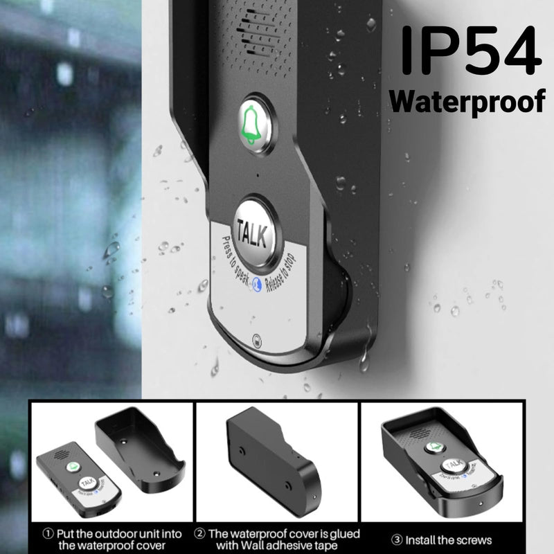 2 Way Wireless Intercom, 1000M Super Long Range Intercomunicador, Waterproof Indoor Outdoor Wireless Intercom System Communication System for Home House Business Office