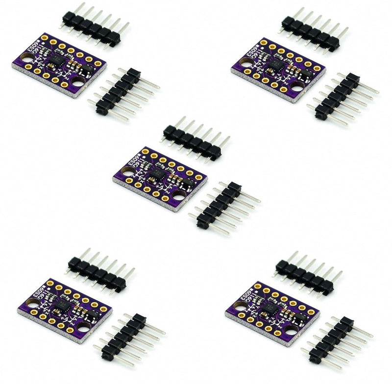 5pcs GY-BMI160 Module 6DOF 6-Axis Angular Velocity Gyroscope + Gravity Acceleration Sensor IICSPI, Gravity Sensor Accelerometer Gyroscope Acceleration Gravity Sensor IIC I2C SPI 3-5V