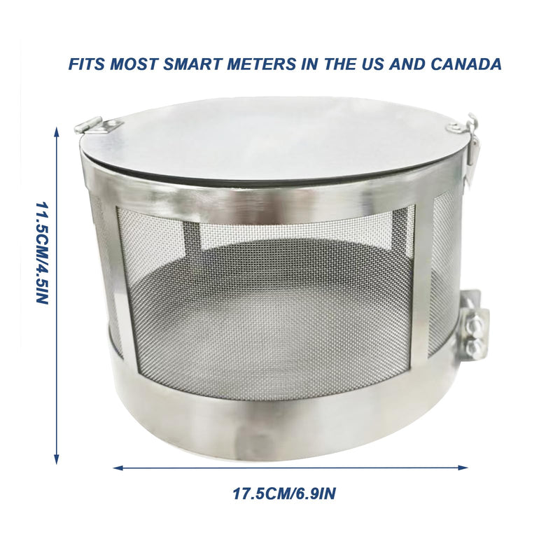 Faraday Cage for Smart Meter Cover E m f Blocker for Home Electric Smart Meter Shield from 304 Stainless Steel