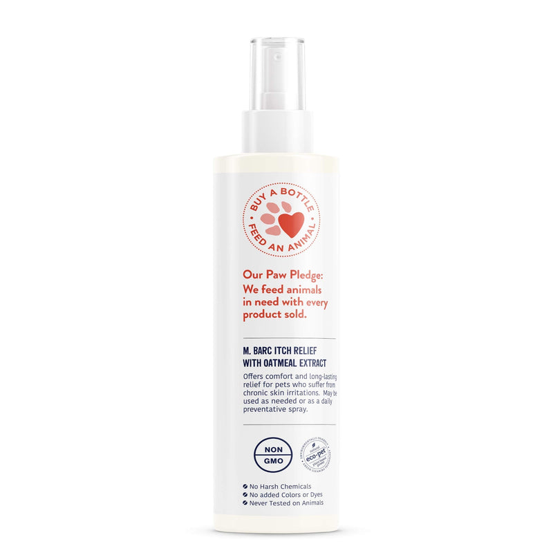 M.BARC Naturals Itch Relief with Oatmeal for Dogs and Cats 8 oz (2- Pack)