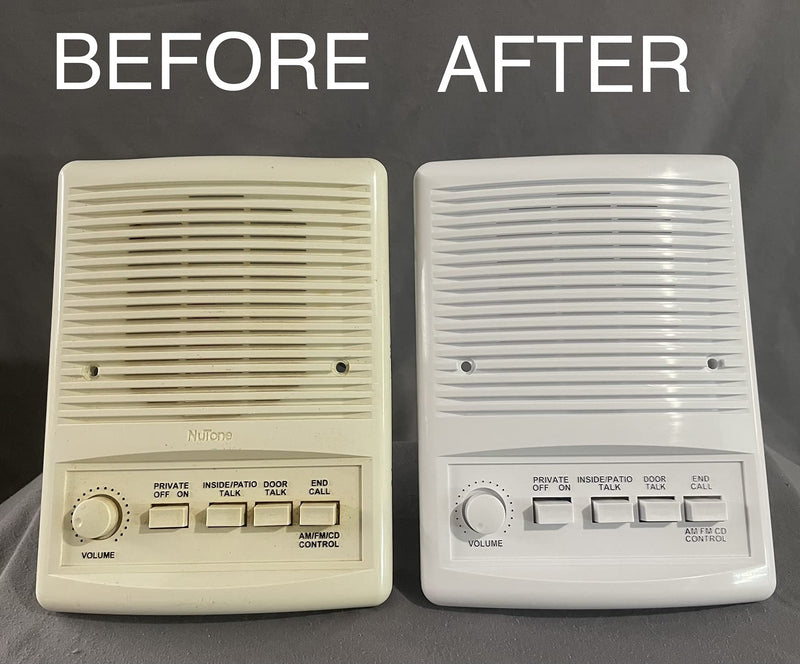 SCFM White Replacement Faceplate for Nutone Intercom Speaker ISA-445 IS-445 ISA-449 IS-449 ISA-445WH ISA-449WH IMA-4406 Speaker