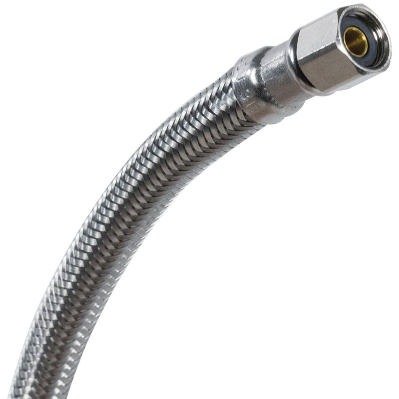Certified Appliance Accessories Ice Maker Water Line, 5 Feet, PVC Core with Premium Braided Stainless Steel, Silver Pack of 1