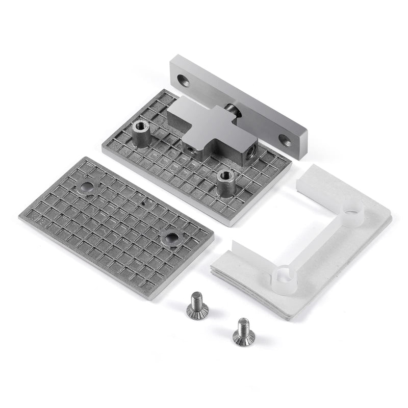 Ranbo Heavy Duty 360 Degree Shower Glass Door Pivot Hinge,Solid 5mm 304 Stainless Steel,Top and Bottom Mount,for 5/16"-1/2" (8mm-12mm) Frameless Doors,One-Piece Precision Cast, Polished Chrome,1 PC | solid 5mm-thick 304 stainless steel, top bottom moun...