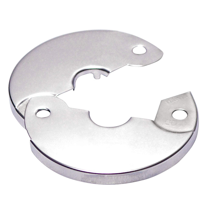 Floor and Ceiling Plate Cover Split Flange Replacement and Repair Kit, Fits 3/8 Inch IPS Galvanized Pipe or 1/2 Inch Copper Pipe, Chrome Finish (Pack of 6)