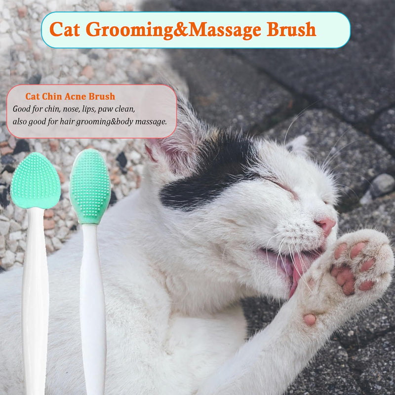 JGocot Cat Toothbrush and Cat Acne Brushes