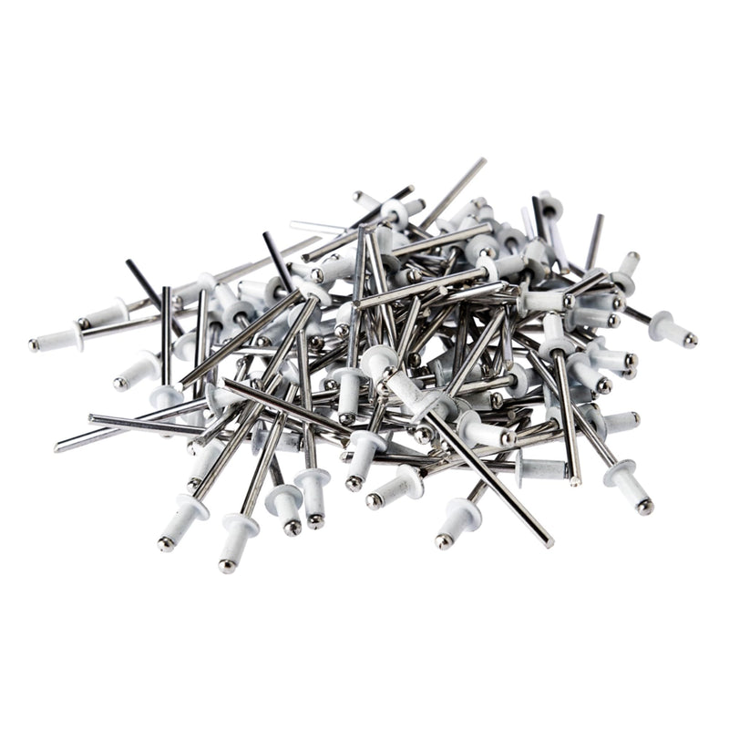 ToolPro Pop Rivets for Ceilings, 1/8" (500, White) 500