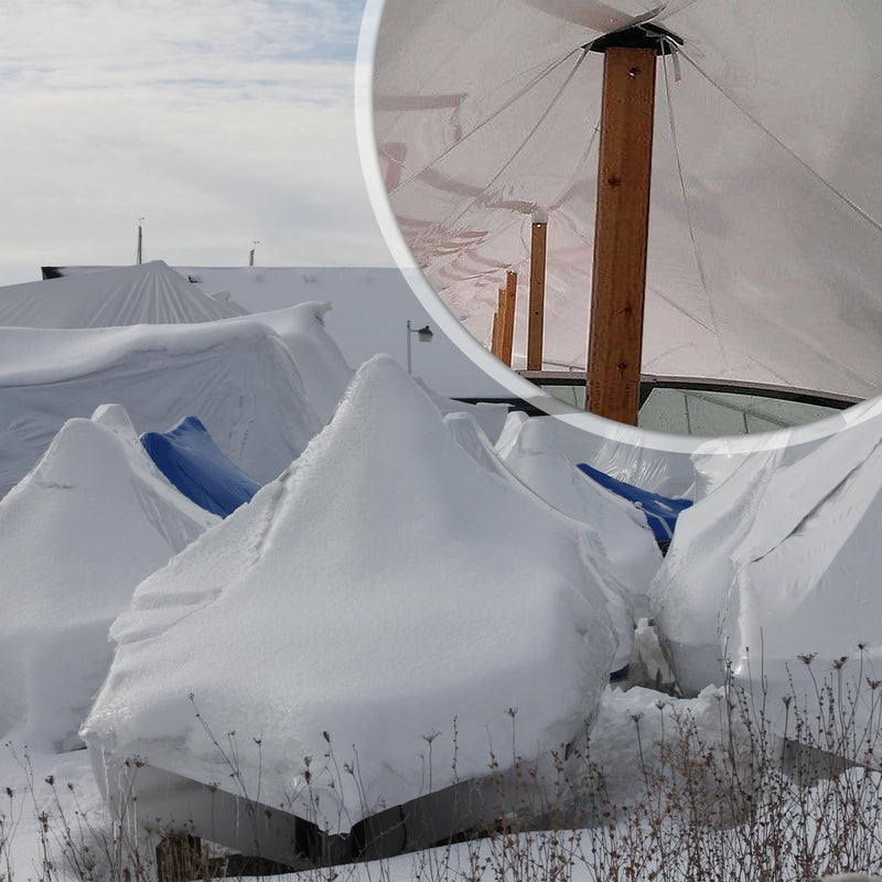 Chunful 6 Pack Boat Bottom Caps for Shrink Wrap Vents Winter Boat Supplies for Shrink Wrapped Storage Installation Support Poles