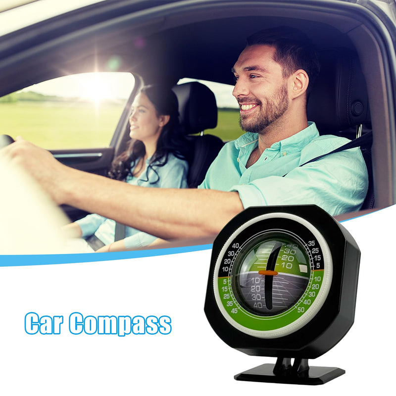 Car Inclinometer,Automotive Digital Inclinometer with LED,Gradient Balancer Tool,Level Tilt Gauge Indicator,Multifunction Angle Slope Meter for Off-Road Vehicle,Self-Driving Travelling,Boat