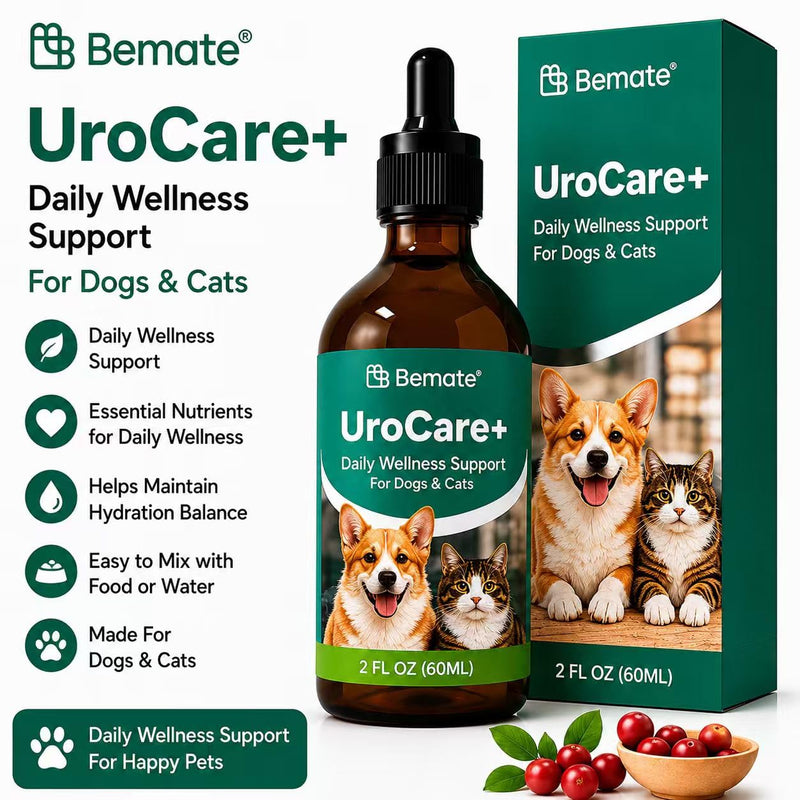 Urinary Health Liquid Supplement for Dogs & Cats, Supports Healthy Urinary Tract & Normal Urine Flow, Easy to Administer, Daily Wellness Support