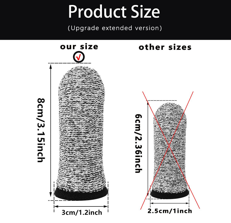 14pcs Finger Cover Protector Anti-Cut Fingertip Finger Cover Anti-Cut Finger Bed Protector Reusable Finger Cover Thumb Finger Protector Bed Suitable for Work, Sculpture cut finger cots (pack of 14)