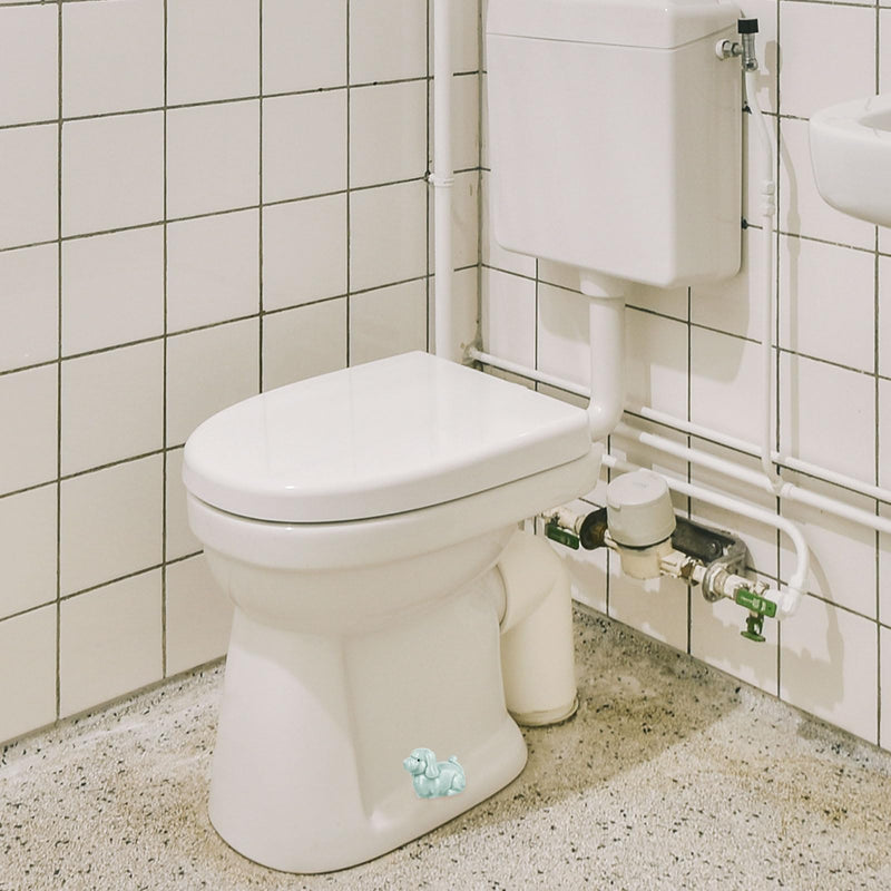 2pcs Ceramic Toilet Bolt Covers, Cute Dog Toilet Bolt Covers Decorative Smooth Toilet Bolt Caps Bathroom Decor Easy to Install Toilet Screw Cover Caps for Hotel Kitchen Bedroom