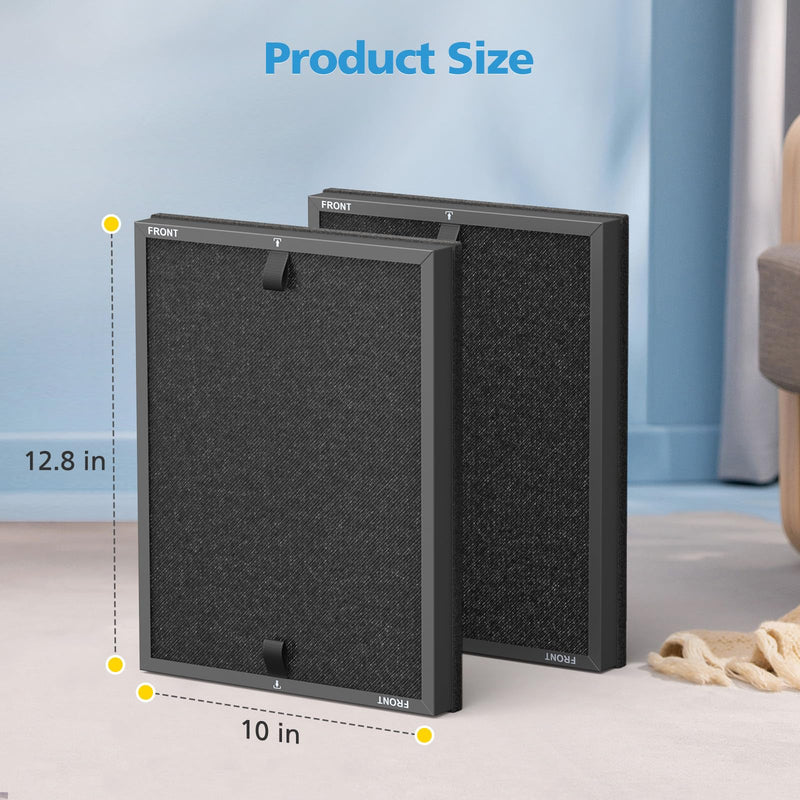 2 Pack HAP602 Replacement Filter for ECOSELF HAP602 / HAP602WF Air Purifier 2 Pack