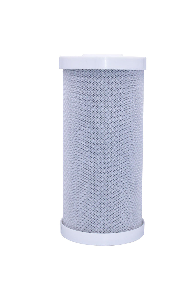 PureT Coconut Carbon Block Filter, 10"x4.5", 5 Micron 10x4.5", 10 Micron