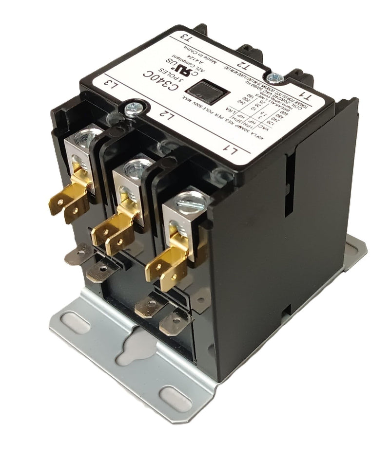 Packard 3 Pole 40 Amp 208/240 Vac Contactor C340C
