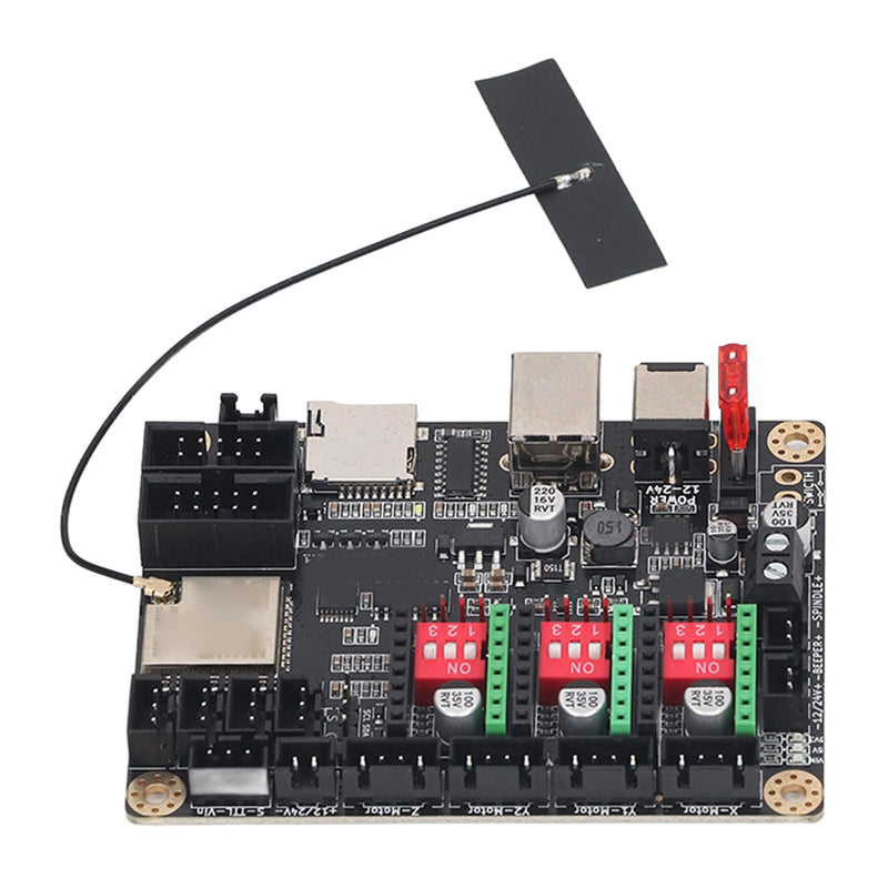 Engraver Motherboard 32 Bit Laser Engraver Mainboard Laser Cutter Controller Board Replacement for Makerbase MKS DLC32 V2.1 12‑24VDC