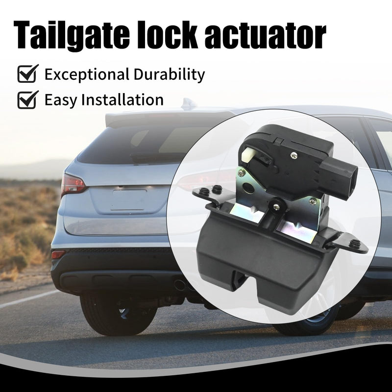 81230-3Z000 Rear Trunk Latch Tailgate Door Lock Actuator, Replacement for Hyundai Santa Fe 2013-2018 Santa Fe Sport 2015-2018 Santa Fe XL 2013-2019, Replacement for Kia Sedona 2016-2021