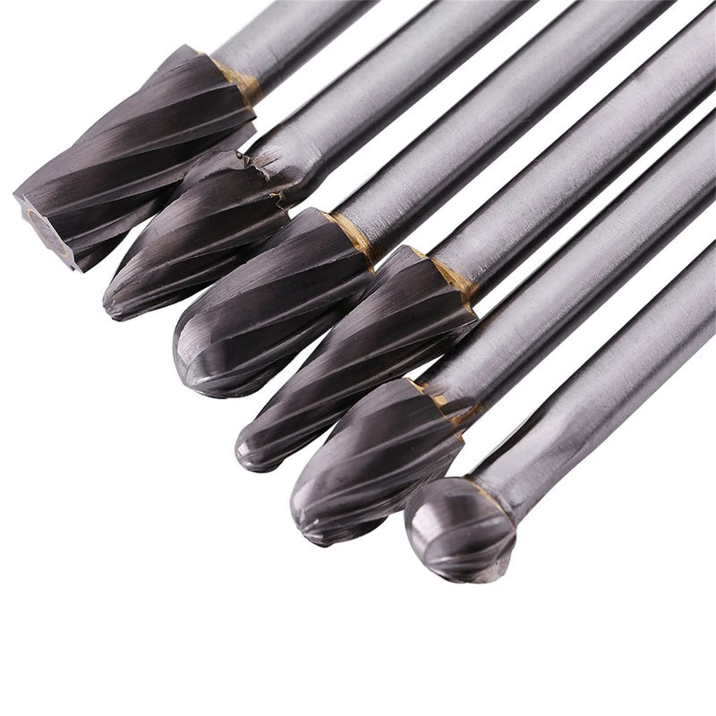 Cylinder Head Porting Kit, Port and Polish Kit,Cylinder Head Tungsten Carbide Aluminum Cylinder Head Tools Porting Tools for Grinding and Polishing Cast