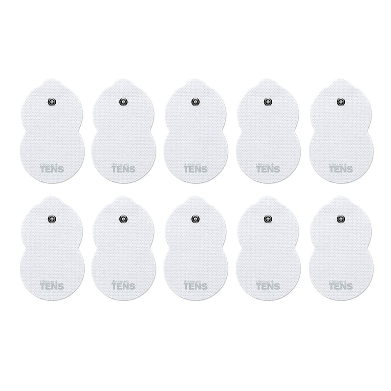Premium TENS Electrodes Compatible with Omron. 10 (5 Pair) Replacement Electrode Pads Compatible with Omron TENS Devices. Discount TENS Brand.