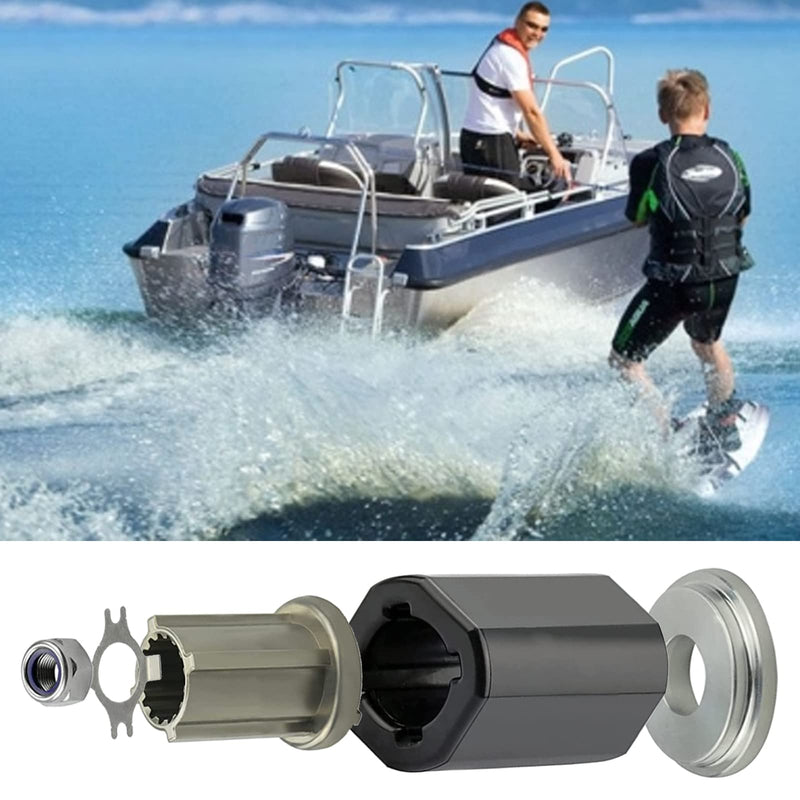 Mercury Prop Hub Kit, 835257K1 835257Q1 Flo-Torq II Hub Kit Replace for Mercury 135-300 HP/Mercruiser Alpha Bravo One Drives, Replacement Quicksilver