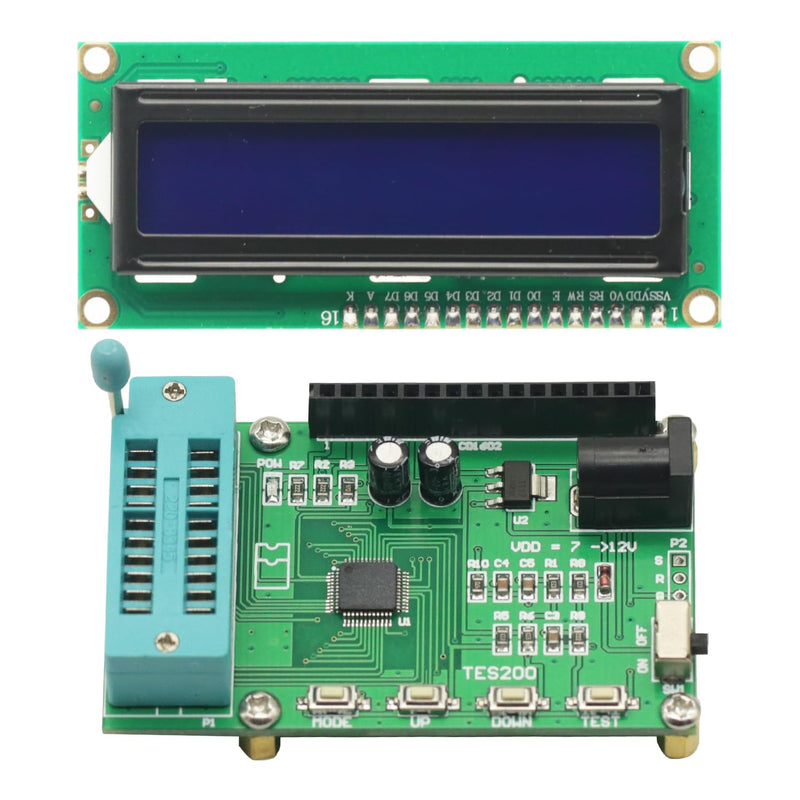 TES200 Digital Integrated Circuit Tester 74 40 45 Series IC Logic Gate Checker Module