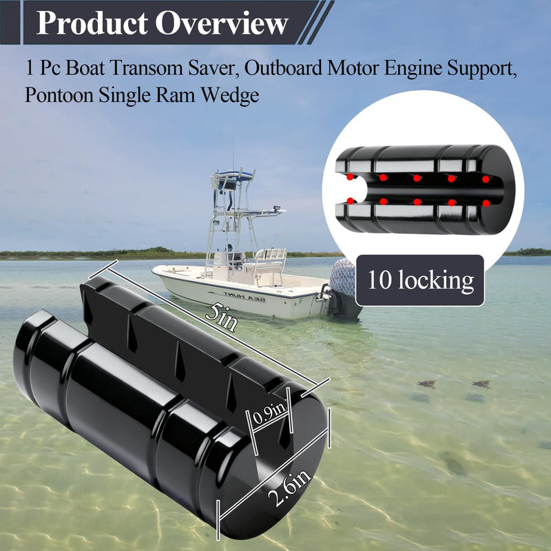 Boat Transom Saver Fits Yamaha, Mercury, Evinrude, Outboard Motor Support | Transom savers for outboard motor, Boat motor transom support, Fits Honda & Tohatsu, Easy installation, Excellent material 1 Pc Style 2