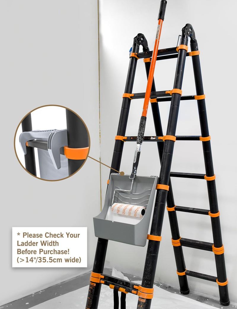ROLLINGDOG Multifunction Paint Tray for Ladder