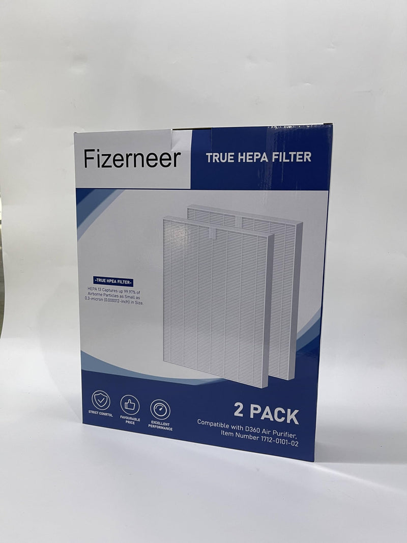 D360 Ture HEPA Replacement Filter Compatible with Winix D360 Air Cleaner Purifier, Item Number 1712-0101-02, 2 Ture HEPA Filter Only 2 Pack