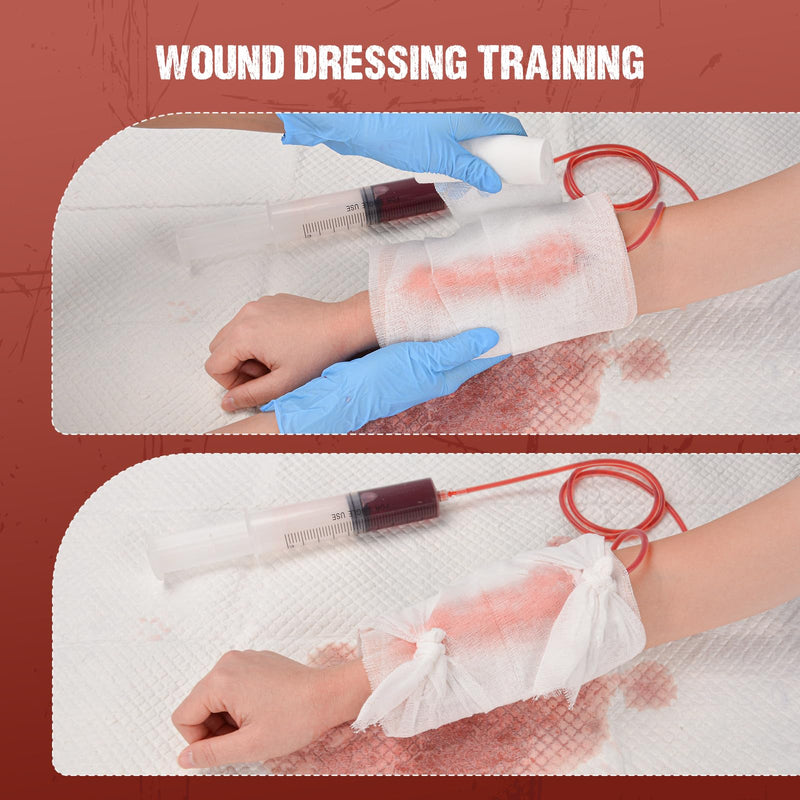 Wearable Wound Packing Trainer, Stop the Bleeding Training Kit, Laceration Wound Trainerfor Wound Dressing Training