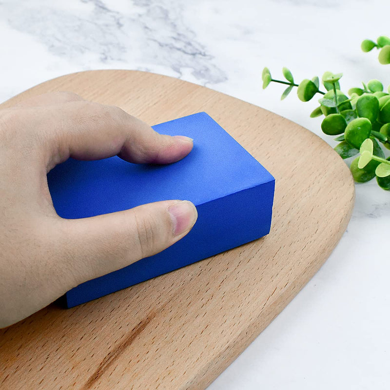 1 Pcs Diamond Hand Pad Sanding Block Sharp Glass Grinding Polishing Pad Sanding Block Foam Backing Hand-Held Sanding Block for Sanding Polishing Marble Tile Ceramics (200#) 200#