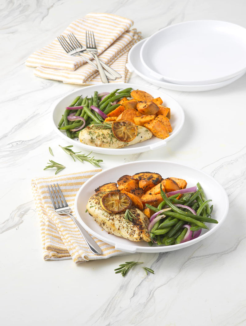 Goodcook Microwave Plates, Set of 4 Kitchen Essentials