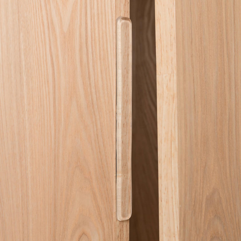 Cabinet Door Bumper, Glass Table Top Anti Slip Pads, Self Adhesive Bumpers Stripes Anti Collision Transparent Cabinet Door Bumper for Door Handles Refrigerator Doors