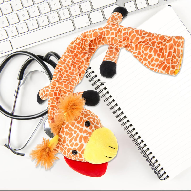 FRCOLOR Giraffe Cover Animal Sleeve Replacement with Secure Button Accessories for Nurses Doctors Veterinarians Family Use