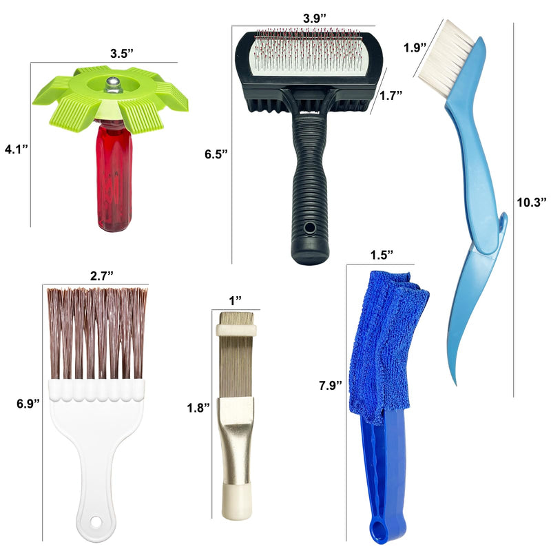 Air Conditioner Fin Cleaning Kit, HVAC Coil Cleaner Set AC Fin Comb Brush