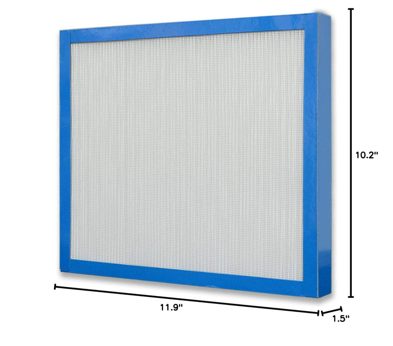PUREBURG AF-10FL Replacement Filter Compatible with HoMedics Total Clean AF-10, AP-15, AR-10 Air Purifiers, H13 True HEPA Double-Layer Filtration, Pack of 1 10.2" x 11.9" x 1.5"