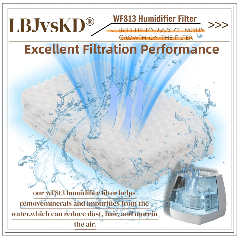 Replaces for Equate Humidifier Filters Replacement WF813 (6-PK)