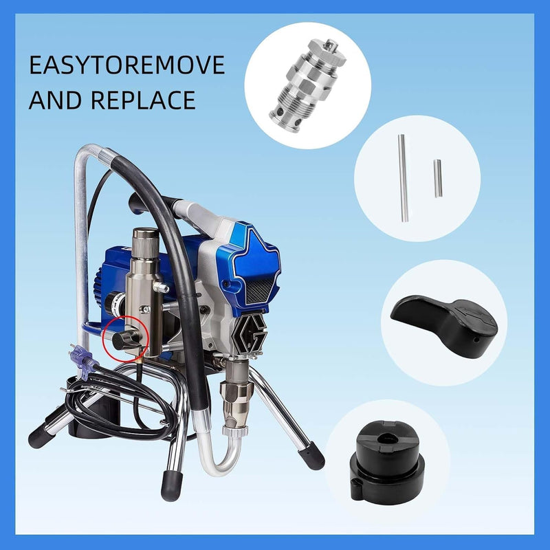 Suction Hose/Reflux Line Kit+235014 Valve Fits Graco 390/395/490/495/595