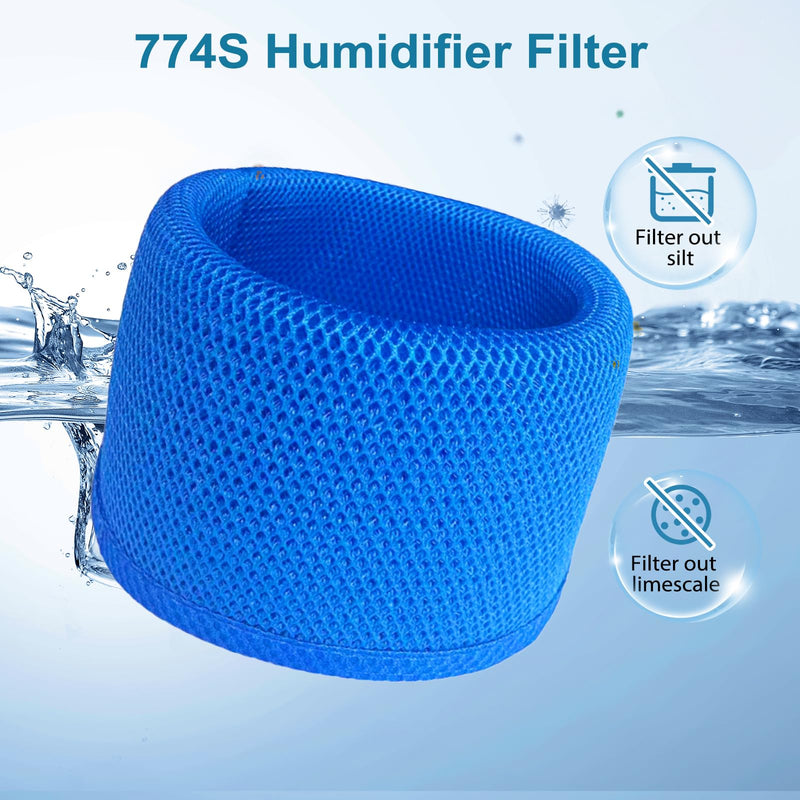 2-Pack 774S Replacement Filter Compatible with DREO Humidifier filter High-Molecular Resin 3D Weave Upgraded Replacement filter 2