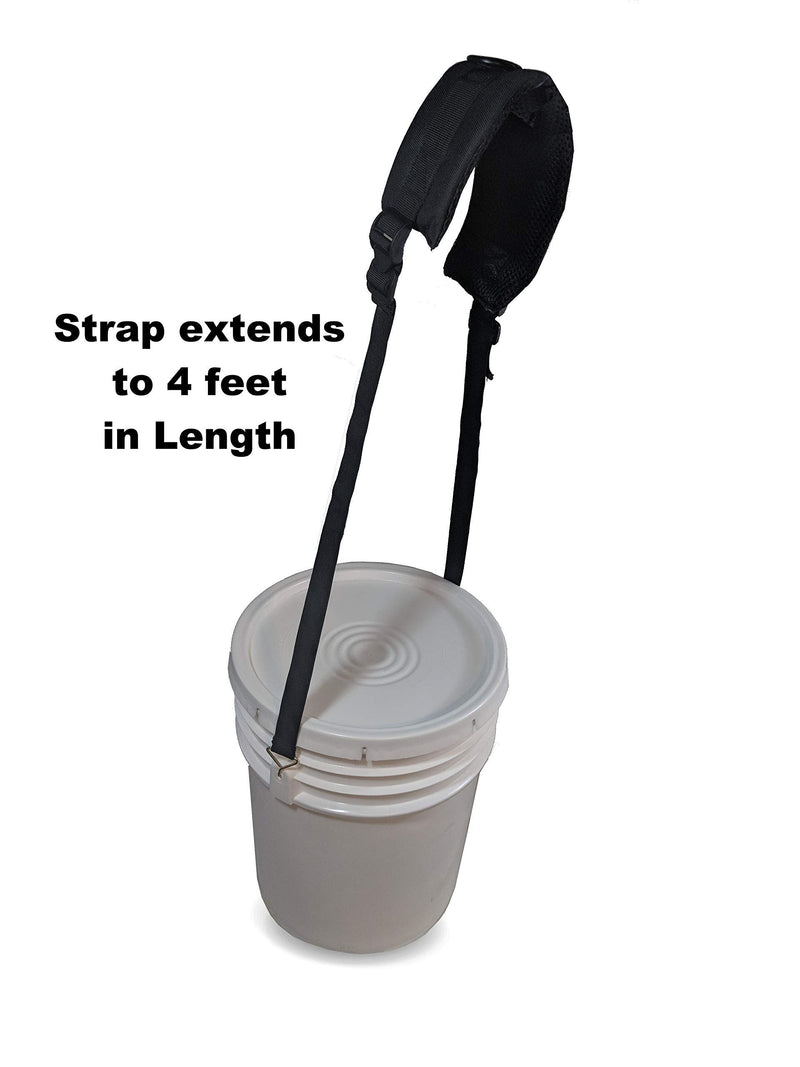 5 Gallon Bucket Shoulder Carrying Strap - Length Extension Replacement for Wire Handle