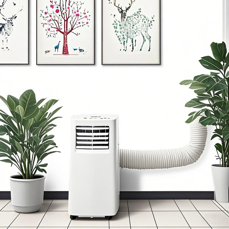 80" Length 5.9 Inch Diameter Portable Air Conditioner Hose Exhaust Vent AC Hose Counter-Clockwise Thread Tube Universal Replacement Compatible with Haier, LG, Delonghi and More 80 inch Hose