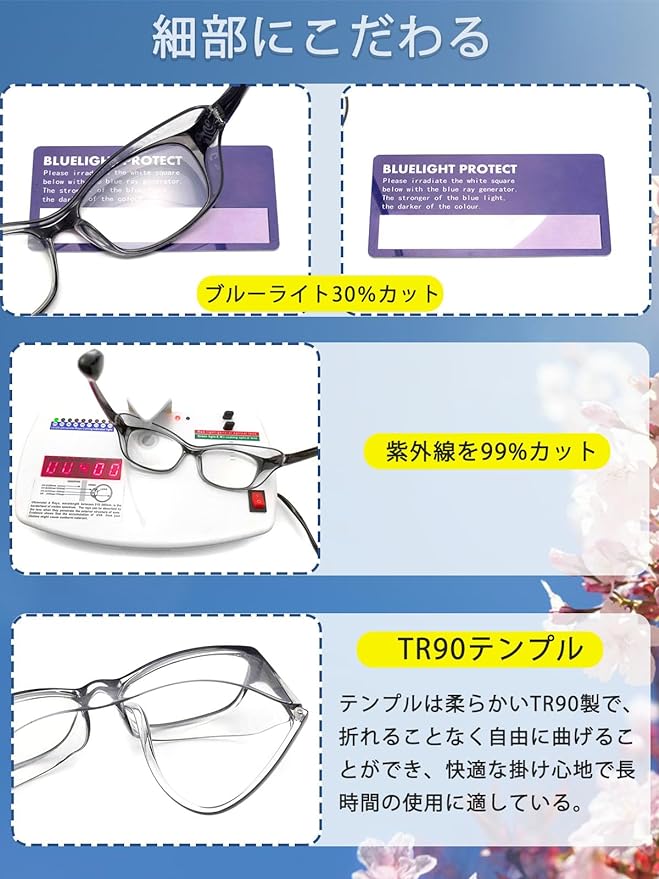 ESAVIA Pollen Glasses, Goggles, Fluffy Glasses, Non-Fog, Blue Light Cut, Dust, Splash Prevention Glasses, Women's, Men's, Glasses - NewNest Australia