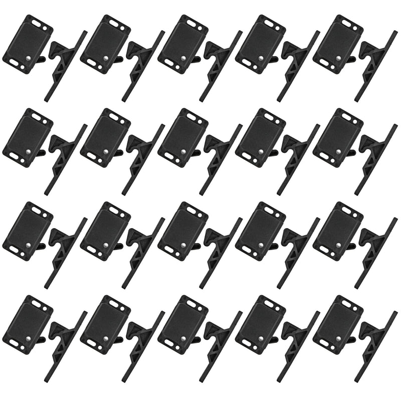 20 Pack Cabinet Door Latch RV Drawer Latch 10 LBS Pull Force RV Drawer Latches and Catches, Push to Close Grabber Catches for RV, Camper, Trailer, Motor Home, Kitchen, Motorhomes, Boats