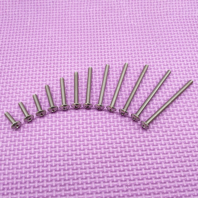 40-Pack Metric M4 x 40mm Machine Screws for Cabinet Drawer Knob Pull Handle, 304 Stainless Steel, Truss Head Bolts, Phillips Drive M4 x 40mm (40pcs)