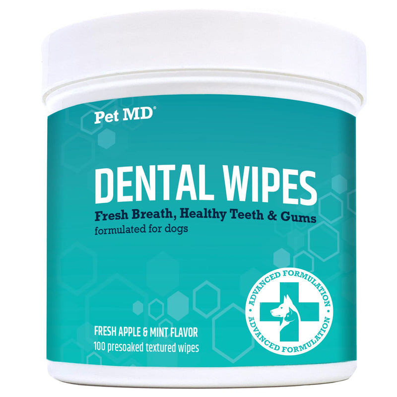 Pet MD Proden PlaqueOff & Dental Wipes for Dogs - PawsPlanet Australia