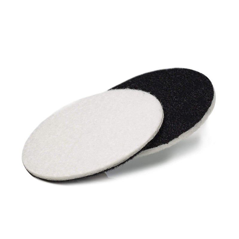 Glass Polish 6 inch (150mm) Pack of 10 Felt Polishing Pads for Polishing Glass, Plastic, Metal and Marble - GP11010