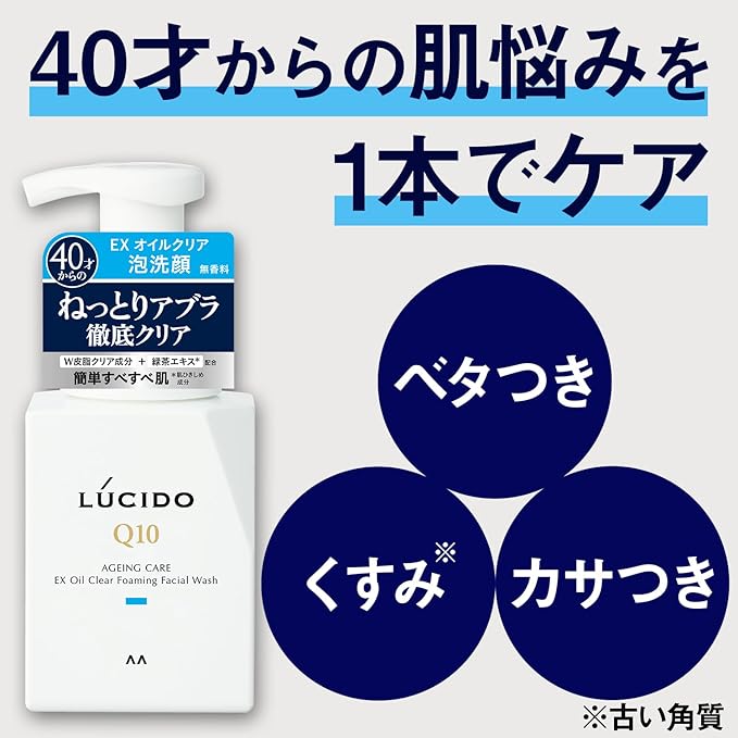 LUCIDO EX Oil Clear Foam Cleansing Refill, Men's, Facial Cleansing Foam, Sebum Sticky, Thorough Clear - NewNest Australia