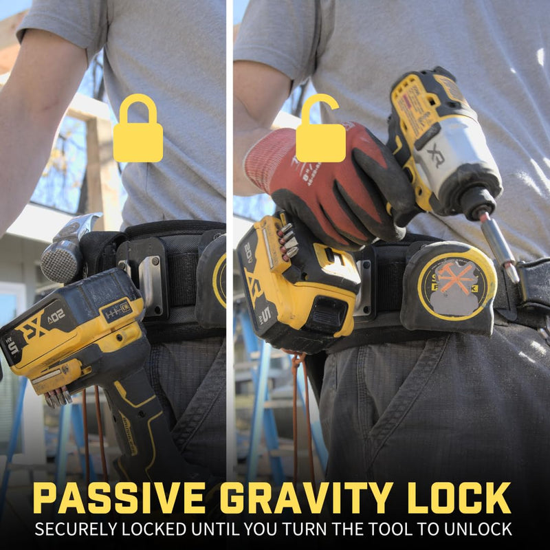 PinPal Pro | Universal Tool Holster - Gravity Locking Clip-On Tool Belt Holder for Drills, Impacts, and Other Tools PinPal Pro + Pin Kit For Makita