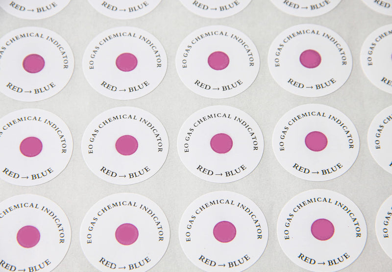 ETO Sterilization Indicator Label Sticker Ethylene Oxide sterilizer