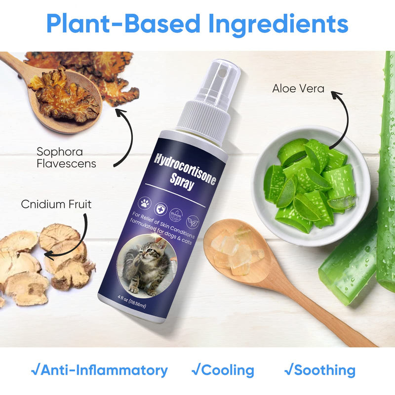Inscape Data Hot Spot Treatment for Dogs, Itch Relief Spray for Dogs & Cats - Relieves Hot Spots, Rash & Itchy Skin - No-Sting Formula Blue - PawsPlanet Australia