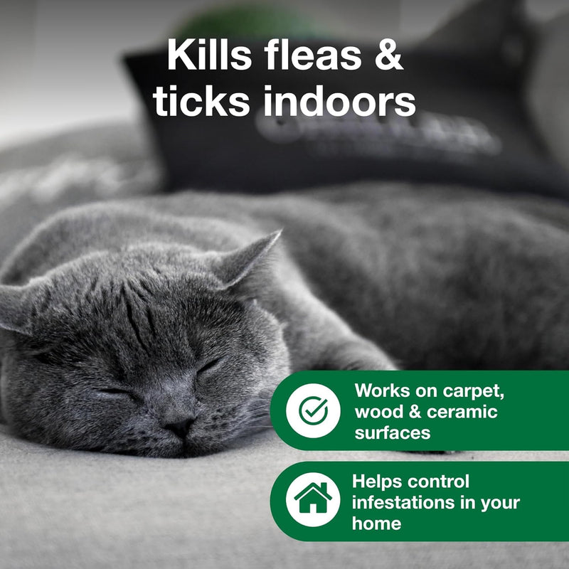 Bundle of Advantage II Vet-Recommended Flea Treatment & Prevention | Cats 5-9 lbs. + Advantage Household Spot & Crevice Spray 24 oz. Small Cat + Household Spray